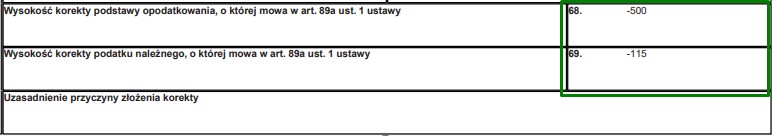 Ulga za złe długi