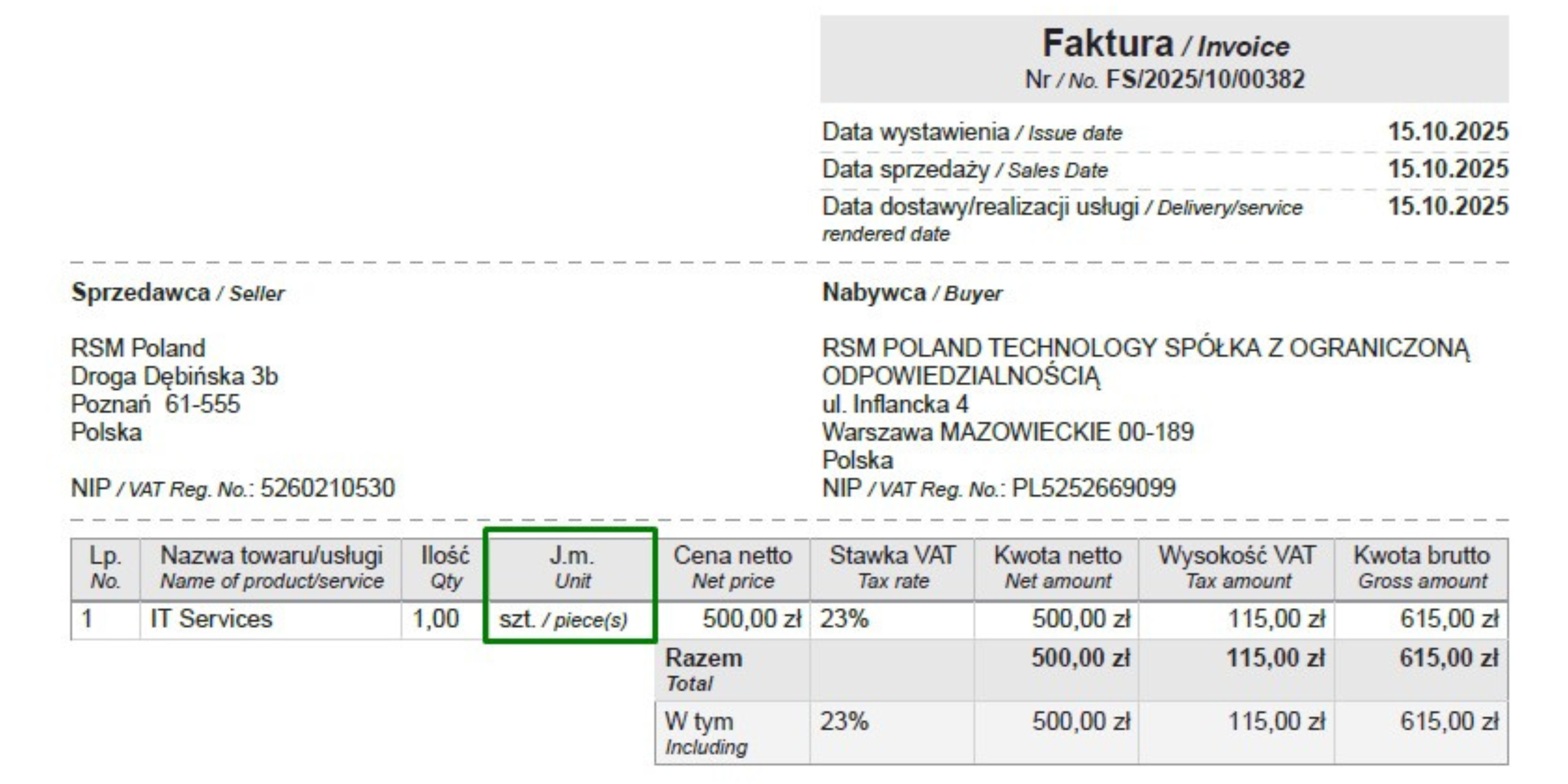 Screen z programu ERP Oracle NetSuite