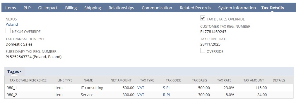 SuiteTax w Polskim Pakiecie Lokalizacyjnym 2