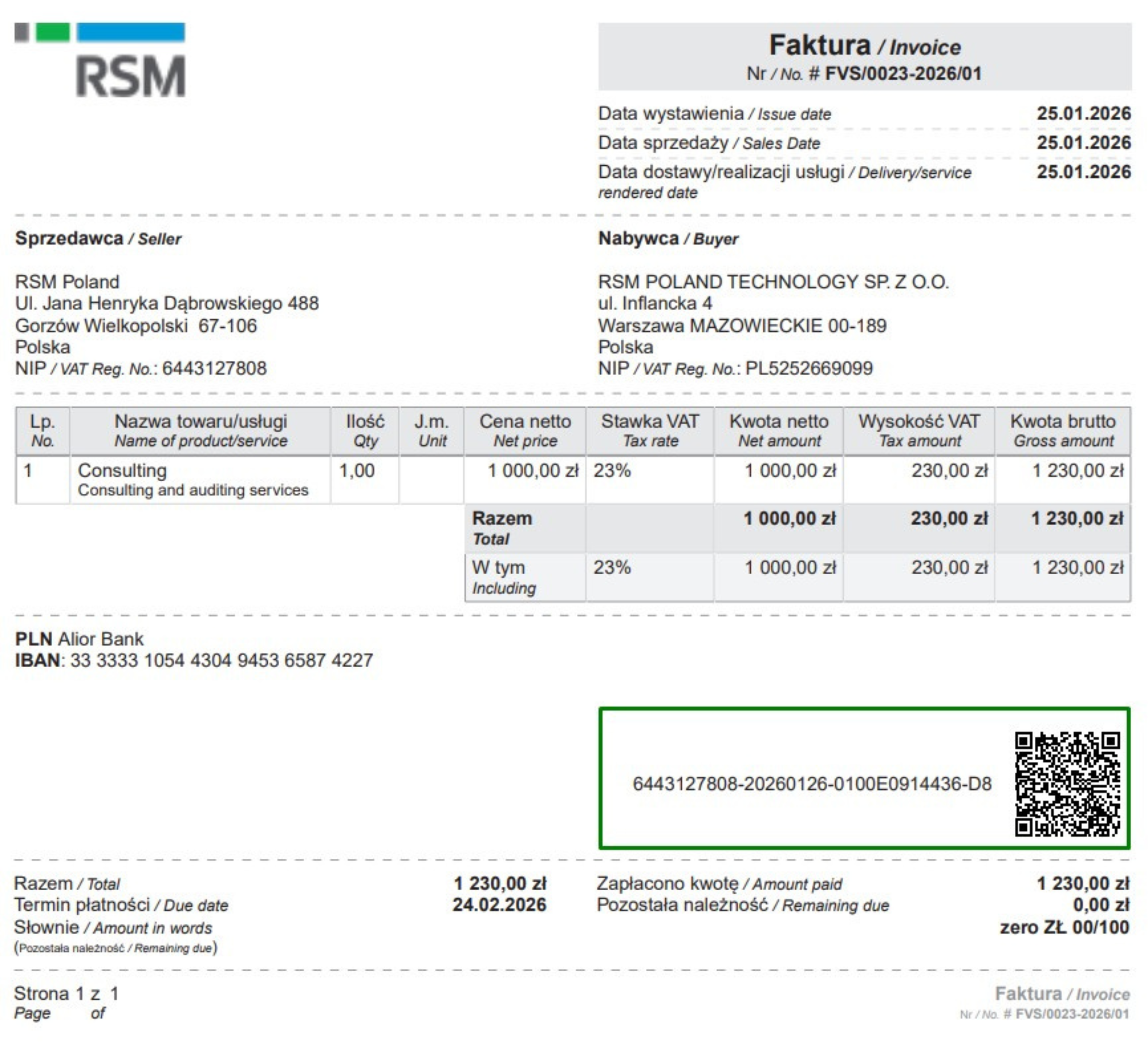 Screen z programu ERP Oracle NetSuite