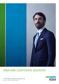 Mergers & Acquisitions RSM Poland brochure