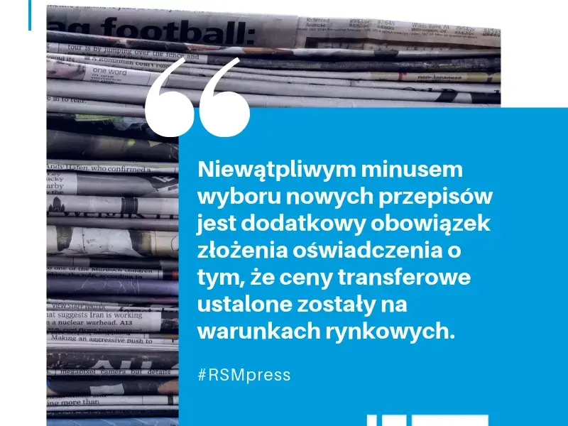 Ceny transferowe - które przepisy wybrać?