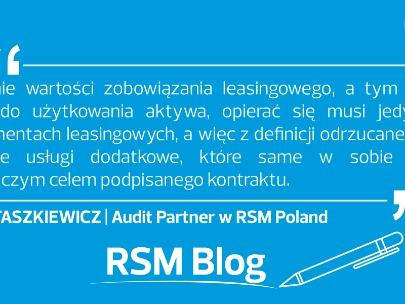 MSSF/IFRS 16 – o nowym standardzie słów parę (część 5)